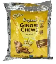 PRINCE OF PEACE NATURAL GINGER CHEWS 454G حلوى أمير السلام بالزنجبيل الطبيعي 454 جرام