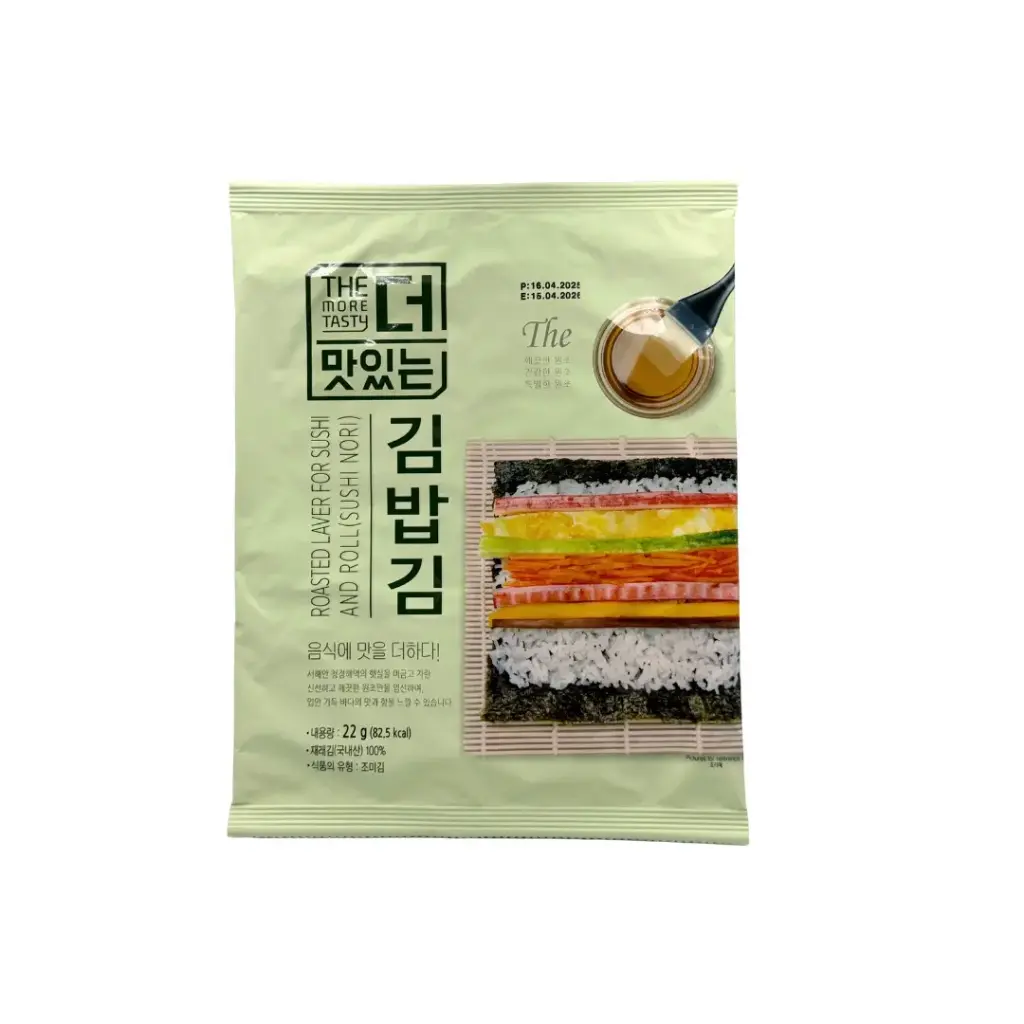 THE MORE TASTY SEAWEED 10 SHEETS 22G أعشاب بحرية لذيذة أكثر 10 أوراق