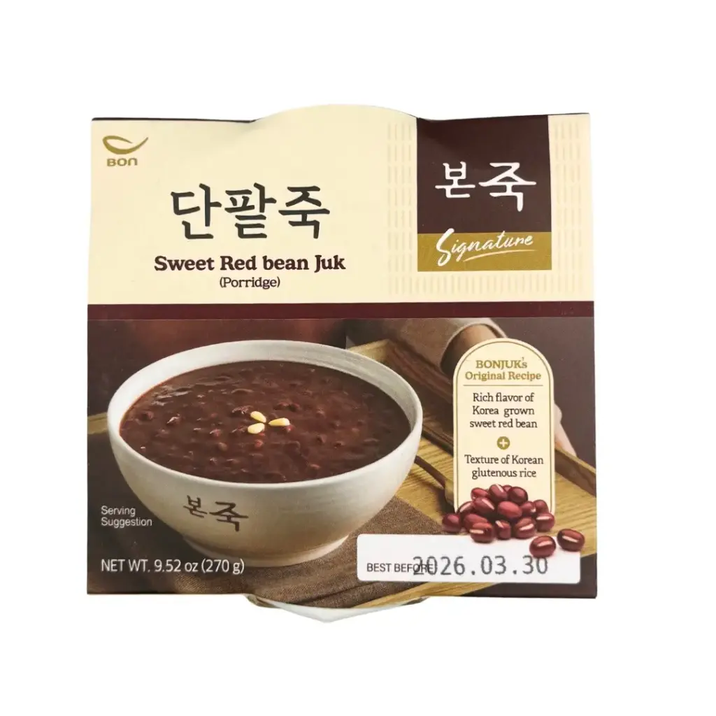 JUK SWEET RED BEAN BOWL 270G جوك وعاء فاصوليا حمراء حلوة 270 جرام
