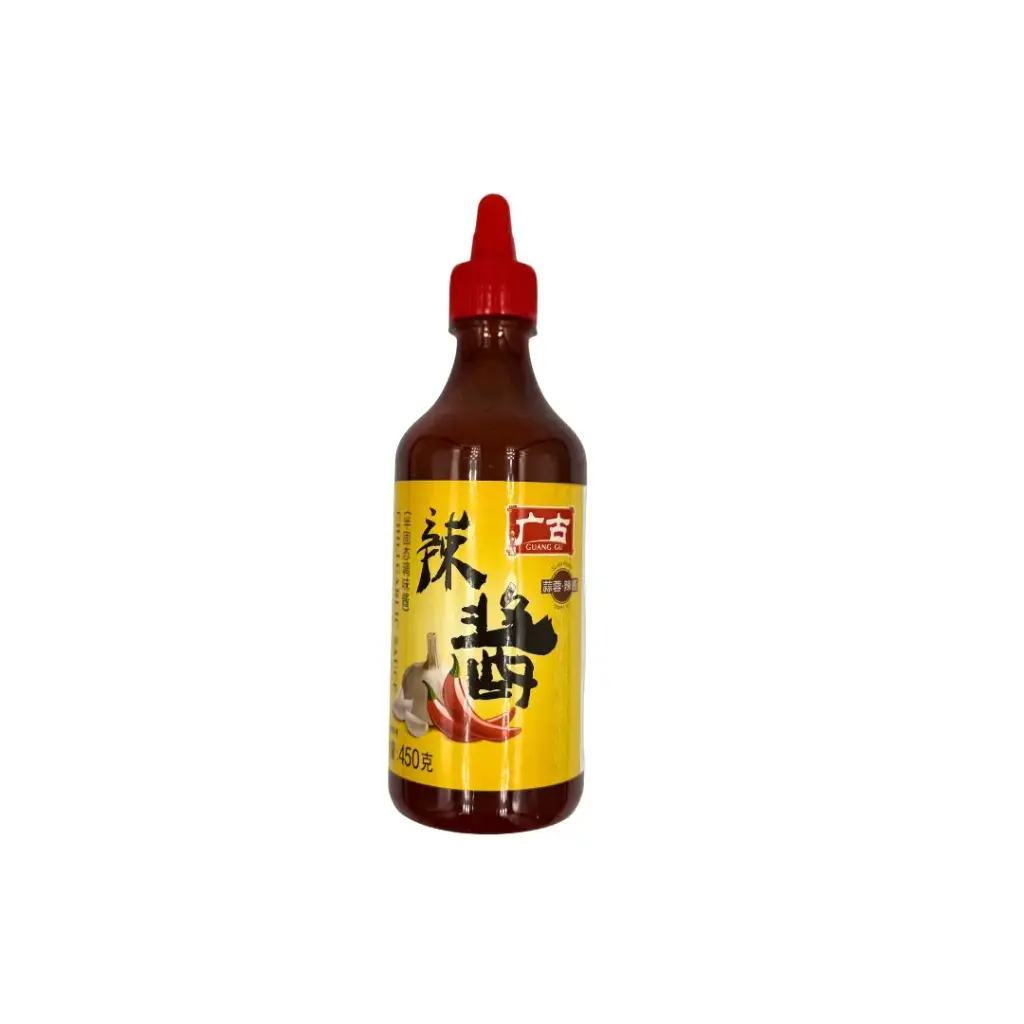 SRIRACHA CHILI GARLIC SAUCE 450GM صلصة سريراتشا بالثوم والفلفل الحار 450 جرام