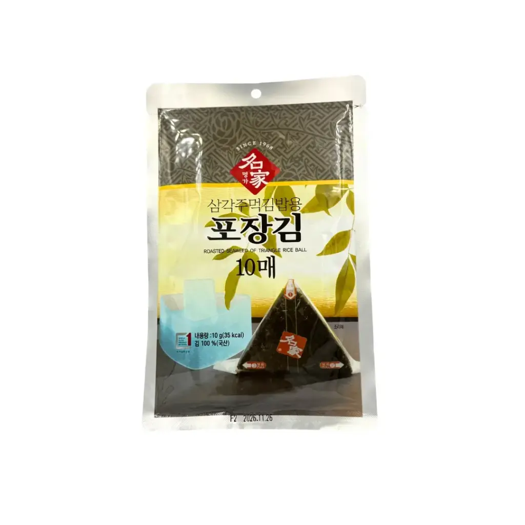 SEAWEED FOR TRIANGLE GIMBAP 10G أعشاب بحرية لجيمباب المثلث 10 جرام