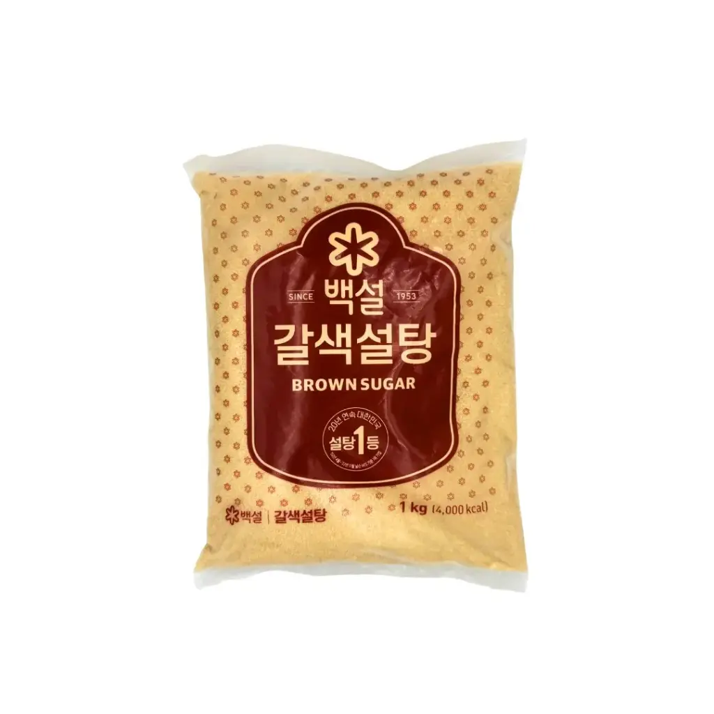 CJ BROWN SUGAR 1KG سكر بني من سي جيه 1 كجم 