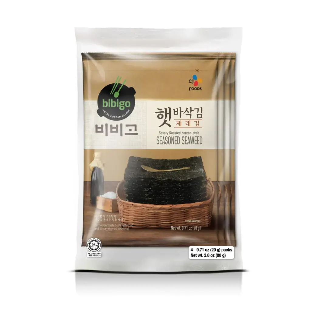 SAVORY ROASTED SEASONED SEAWEED 80G أعشاب بحرية محمصة ومتبلة لذيذة 80 جرام