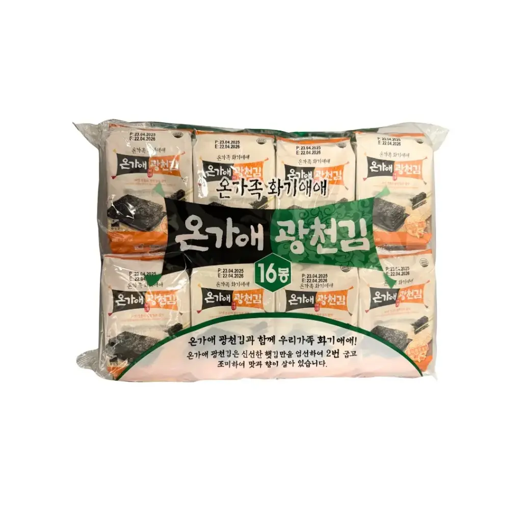ONGAAE GWANGCHEON TRADITIONAL LAVER 4G*16PCS   أونغاي غوانغتشيون لافر تقليدي 4 جرام * 16 قطعة