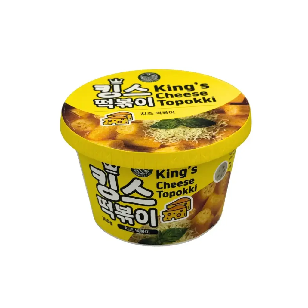 KING'S CHEESE TOPPOKI 142G توبوكي بالجبن الملكي 142 جرام