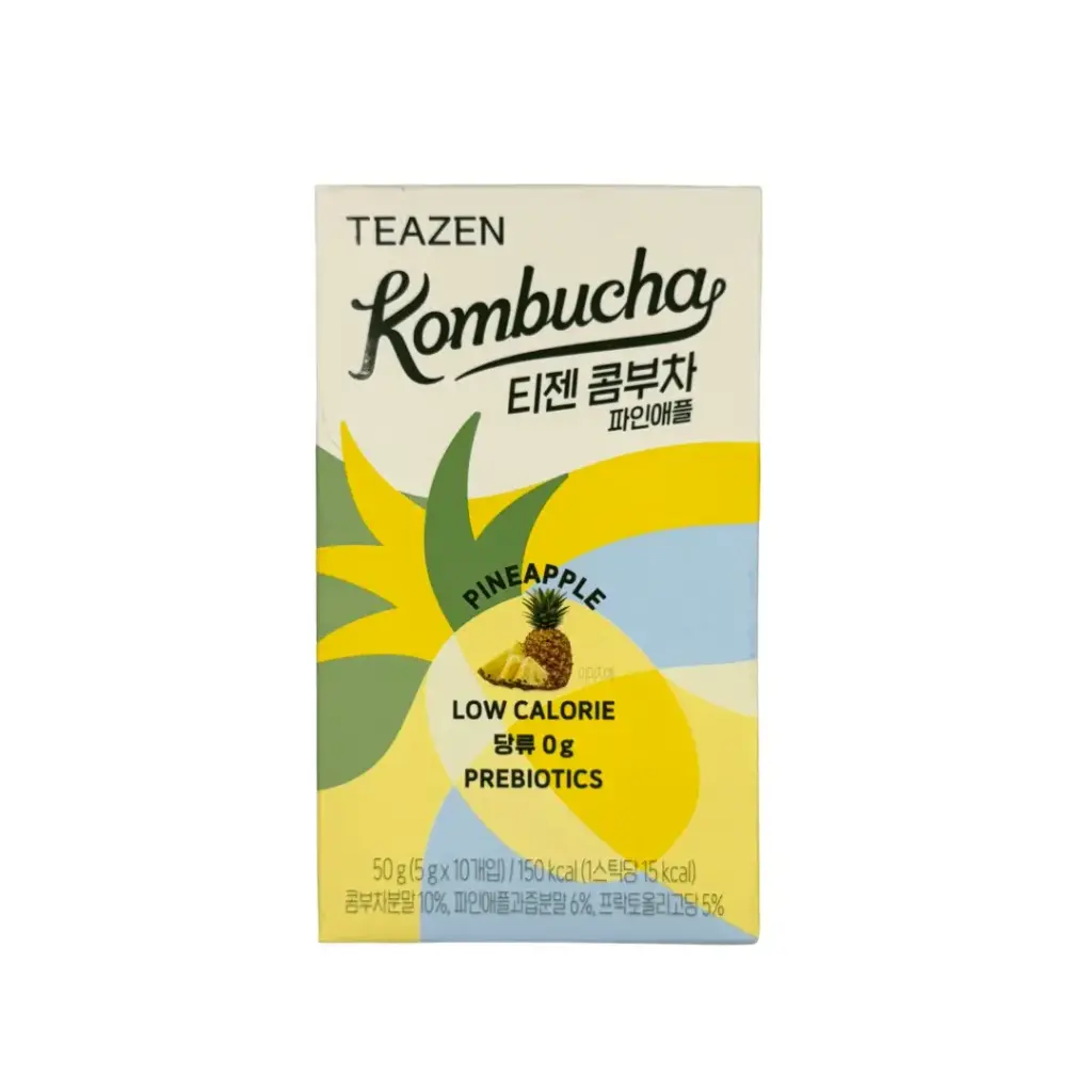 TEAZEN KOMBUCHA PINEAPPLE 50G تيزان كومبوتشا أناناس 50 جرام