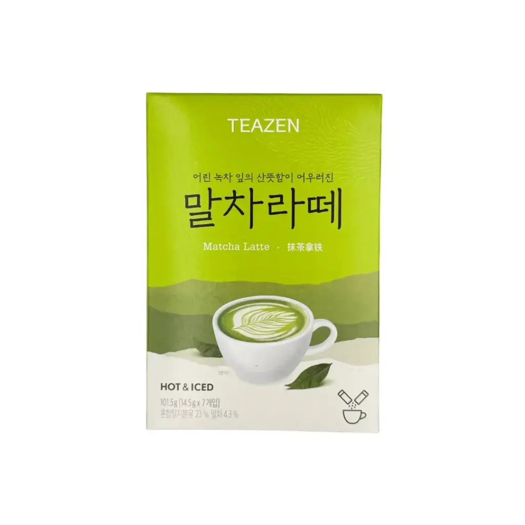 TEAZEN MATCHA LATTE 101.5G تيزان ماتشا لاتيه 101.5 جرام