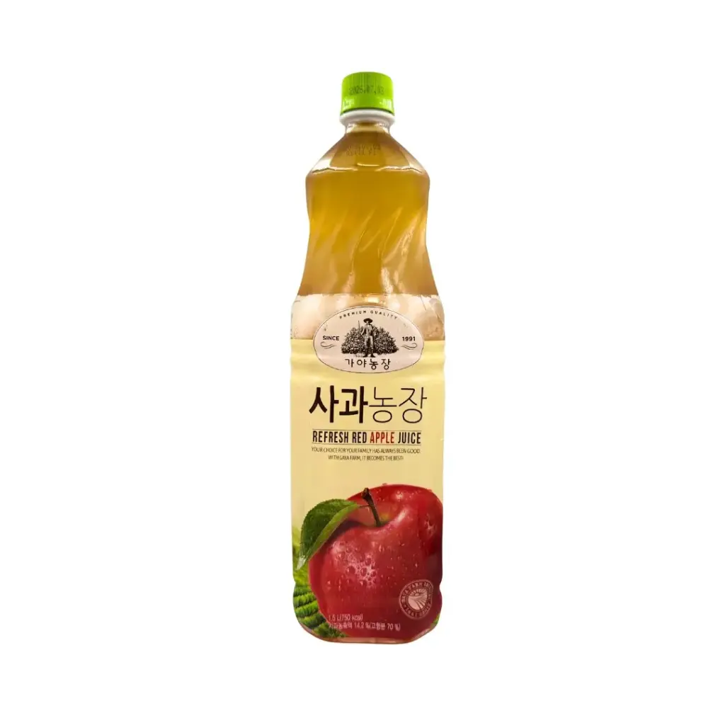 GAYA FARM APPLE FARM 1.5L PET مزرعة جايا، مزرعة التفاح، 1.5 لتر، عبوة بلاستيكية