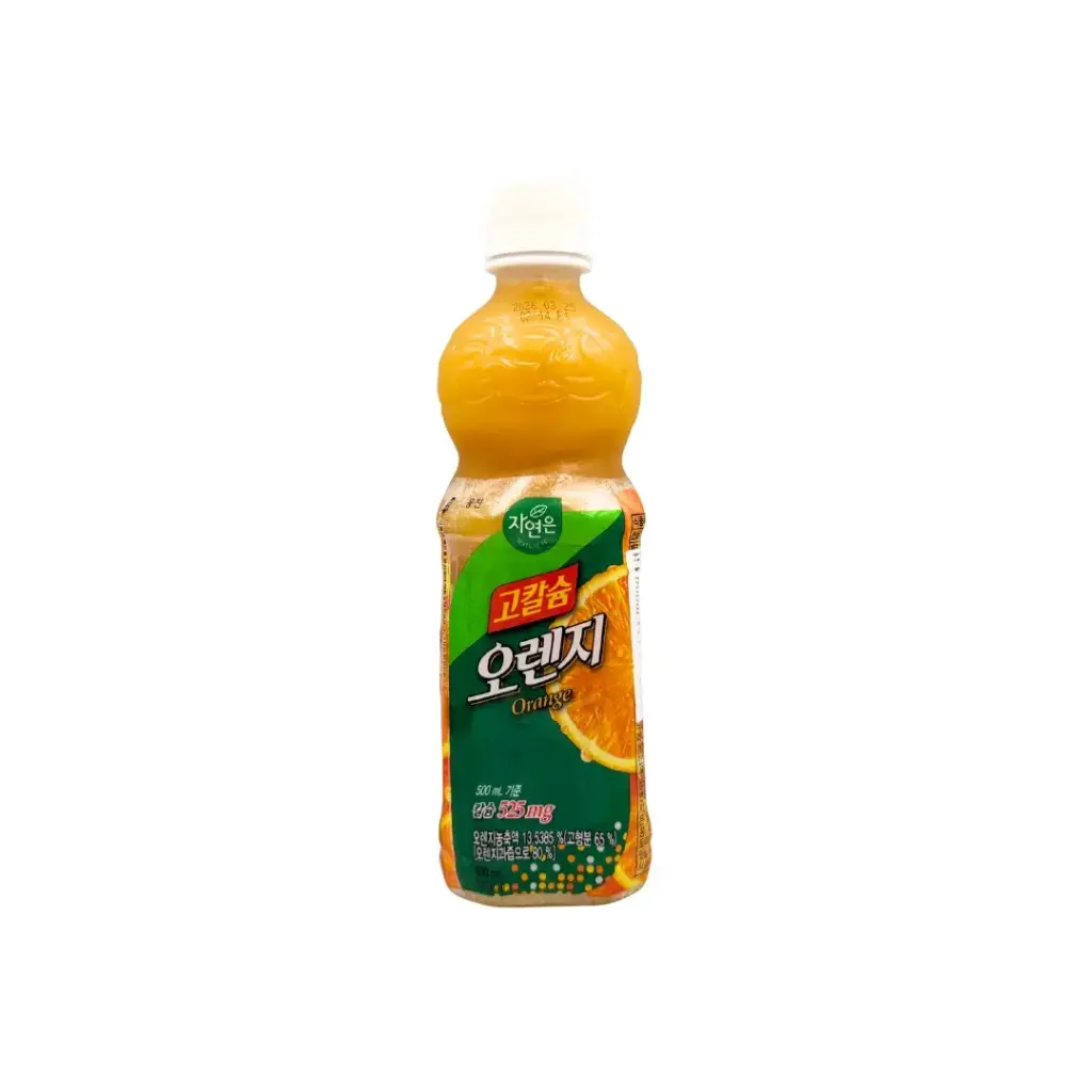 NATURE'S HIGH CALCIUM ORANGE PET 500ML مشروب البرتقال الطبيعي عالي الكالسيوم، 500 مل
