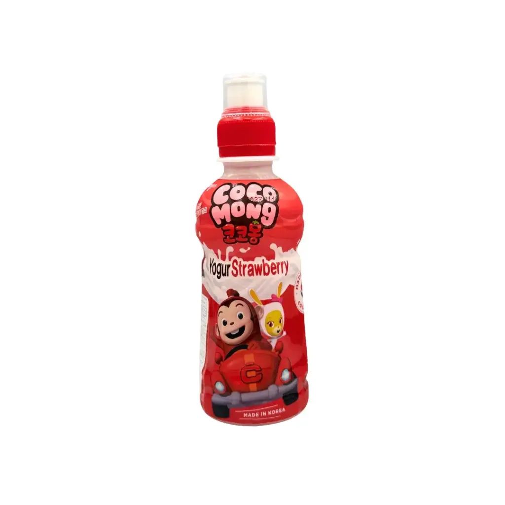 COCOMONG YOGURT STRAWBERRY 235ML زبادي كوكومونج بنكهة الفراولة 235 مل