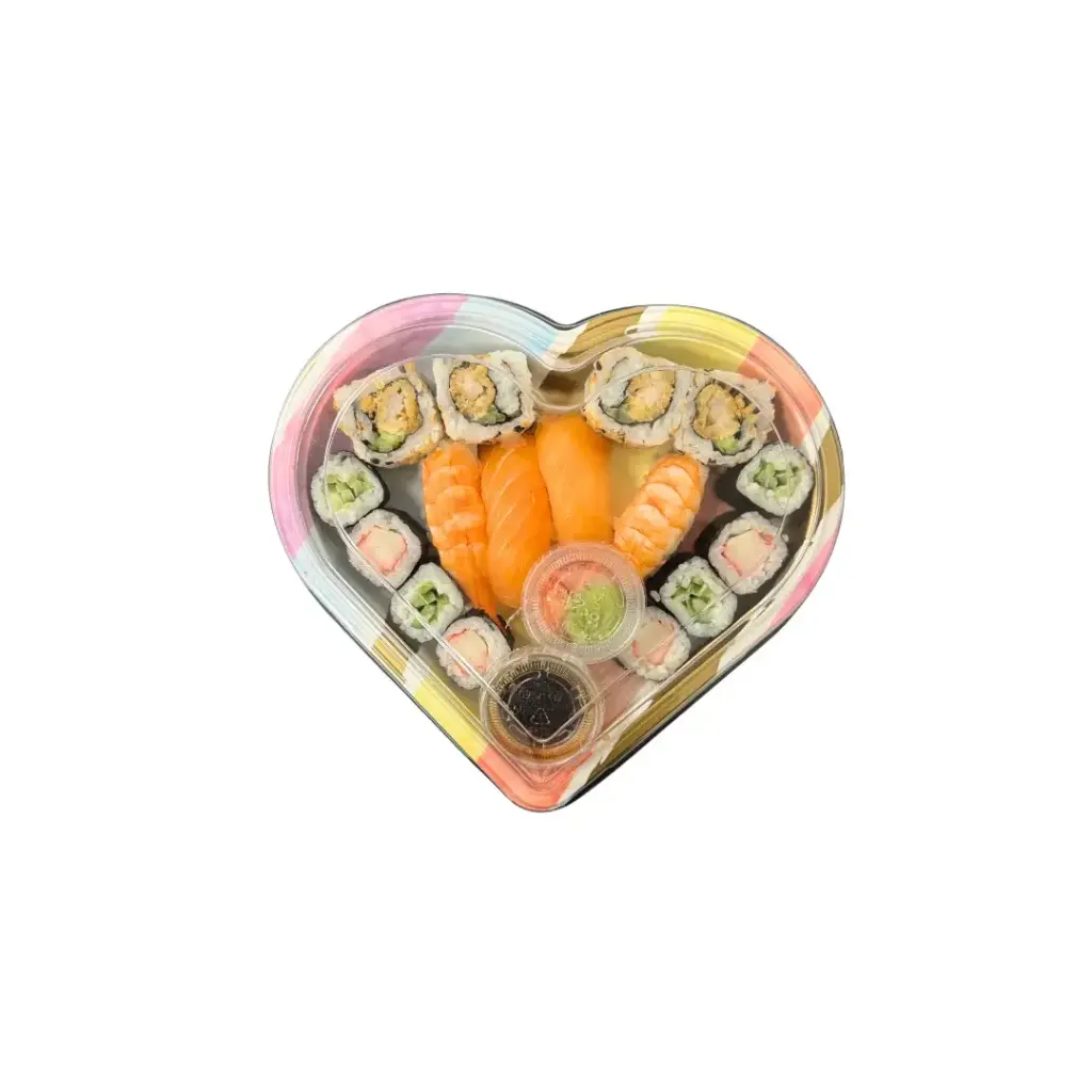 AJIATTIC SUSHI NEW LOVE BOX-15 PCS صندوق أجياتيك سوشي الجديد - 15 قطعة