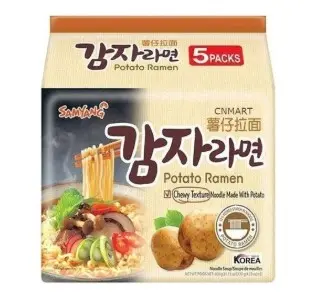 SAMYANG POTATO RAMEN 120G ساميانغ رامين البطاطس 120 غرام