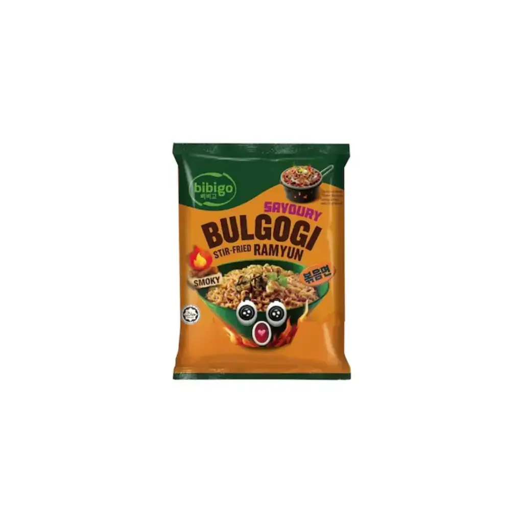 BIBIGO RAMYUN SAVORY BULGOGI 122G  بيبجو راميون بولجوجي لذيذ 122 غرام