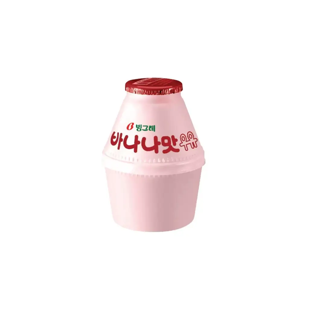 BINGGRAE STRAWBERRY MILK DRINK 240ML مشروب بينغراي بنكهة حليب الفراولة 240 مل