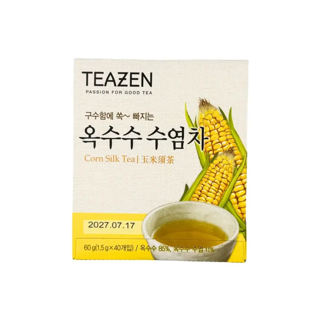 TEAZEN CORN SILK DRINK 60G مشروب تيزن بنكهة حريرية الذرة 60 غرام
