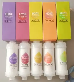 H201-ASSORTED SHOWER FILTER H201- فلتر دش متنوع