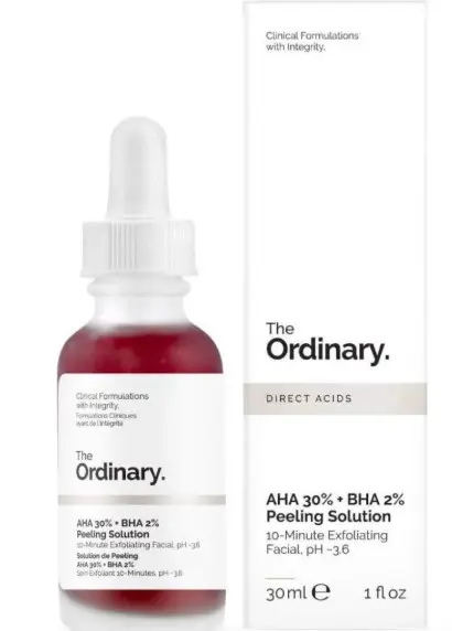 THE ORDINARY AHA 30% + BHA 2% PEELING SOLUTION 30ML AHA 30% + BHA 2% محلول تقشير ذا أورديناري AHA 30% + BHA 2%، 30 مل