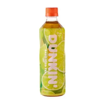 DUNKIN ZERO ICED TEA SHINE MUSCAT & LIME 500ML دانكن زيرو آيسد تي شاين مسقط وليمون ٥٠٠ مل