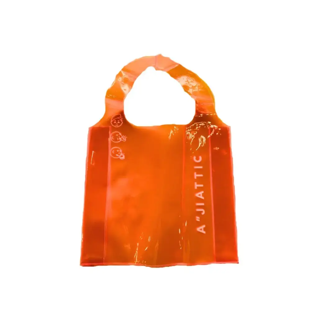AJIATTIC TOTE BAGS-ORANGE حقائب تسوق من أجياتيك - برتقالي