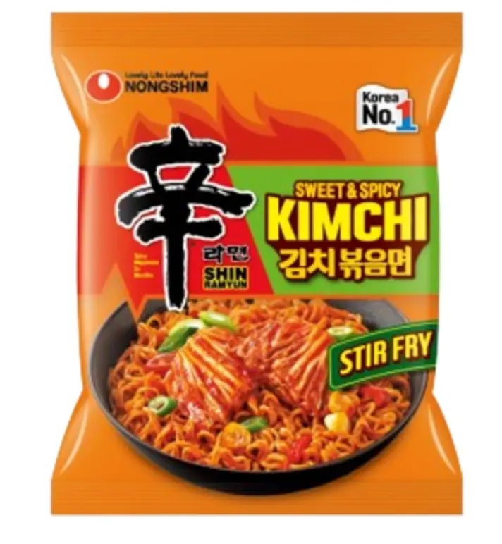 SHIN RAMYUN KIMCHI STIR FRY 137G شين راميون كيمتشي ستير فراي 137 جم