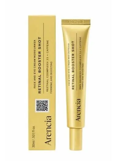 ARENCIA RETINAL BOOSTER SHOT FACE & EYE CREAM 30ML  كريم "أرينسيا" المعزز بالريتينال للوجه والعينين (30 مل)