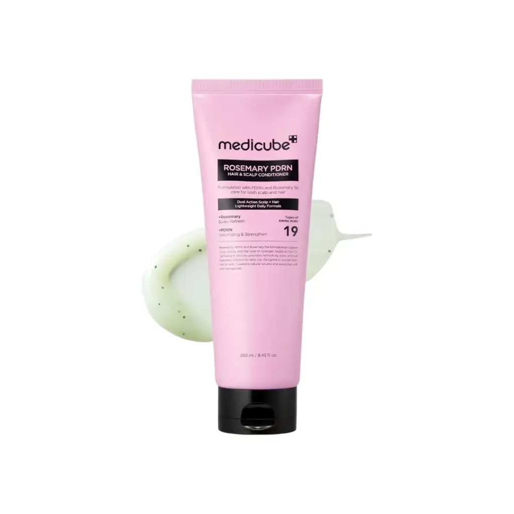 MEDICUBE ROSEMARY PDRN SCALP TO STRAND NOURISHING CONDITIONER 250ML  ميديكوب بلسم مغذٍ لفروة الرأس والشعر بخلاصة إكليل الجبل ومركب PDRN - سعة 250 مل