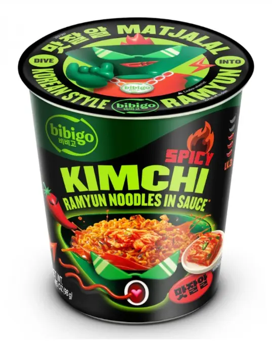 BIBIGO CUP NOODLE (ORIGINAL KIMCH) 98G نودلز بيبجو كوب (كيمتش أصلي) 98 غرام