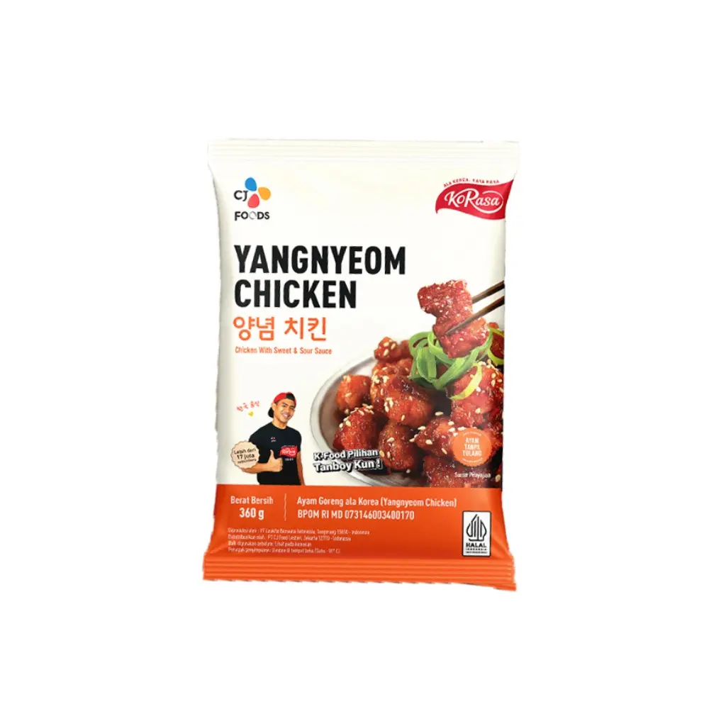 CJ YANGNYEOM CHICKEN 360G دجاج سي جيه يانغنيوم 360 غرام 