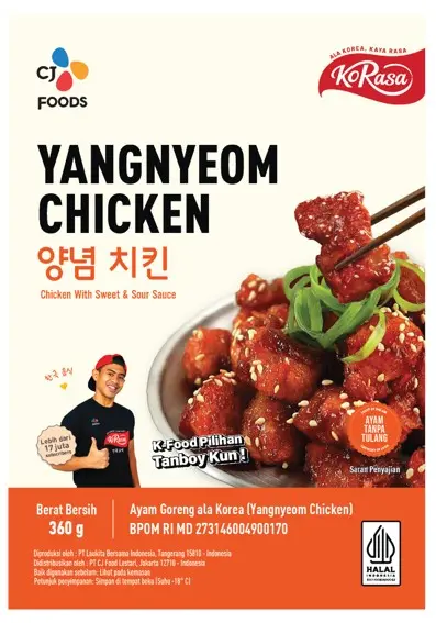 CJ YANGNYEOM CHICKEN 360G دجاج سي جيه يانغنيوم 360 غرام 