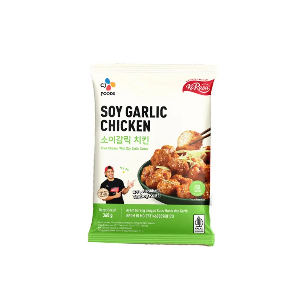 CJ SOY GARLIC CHICKEN 360G دجاج بالثوم والصويا من سي جيه 360 غرام