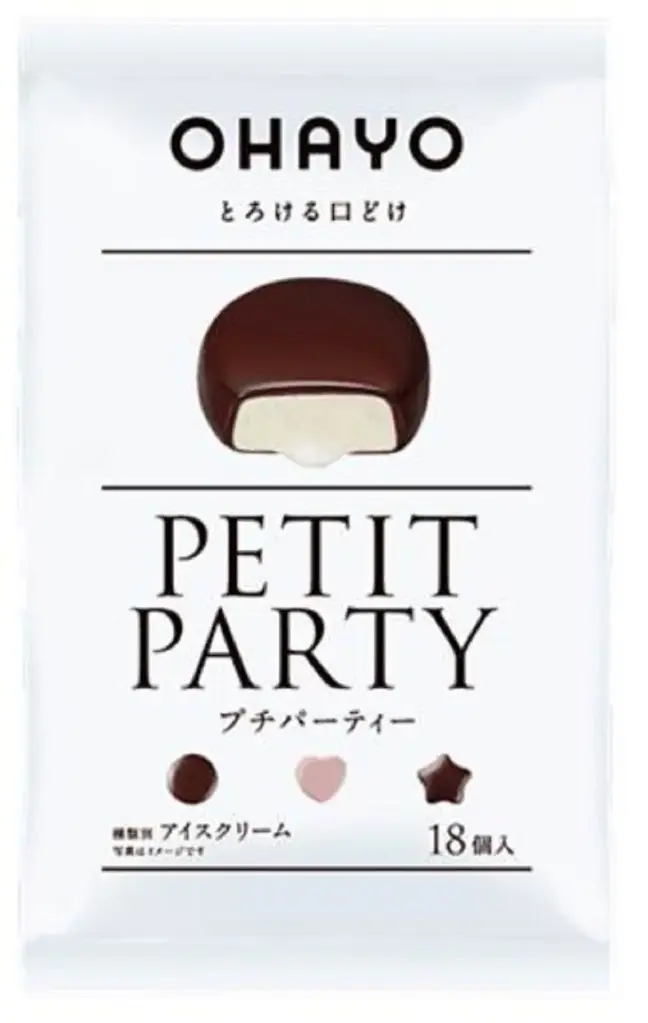OHAYO PETIT PARTY ICE CREAM BITES (18PCS) 180ML قطع آيس كريم صغيرة للحفلات من أوهايو (18 قطعة) 180 مل 