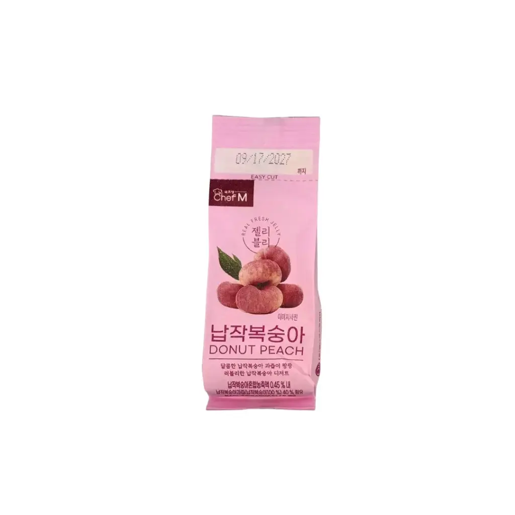 JELLYVELY DONUT PEACH 60G دونات جيليڤلي بنكهة الخوخ 60 غرام
