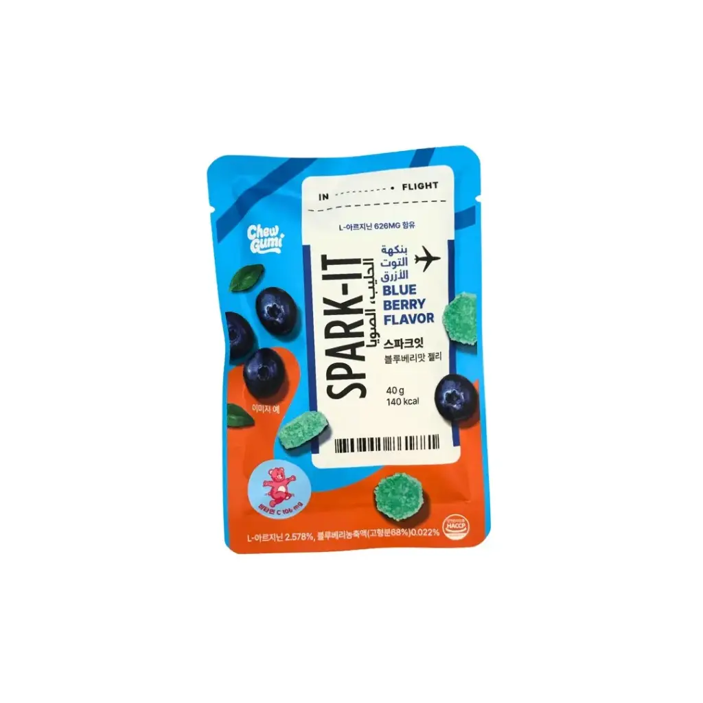 CHEWGUMI SPARK - IT BLUEBERRY 40G تشوغومي سبارك - توت أزرق 40 غرام