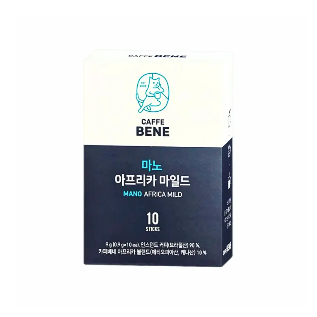 CAFFE BENE MANO AFRICA MILD 10T STICKS                                                  قهوة بيني مانو أفريكا خفيفة 10 أعواد