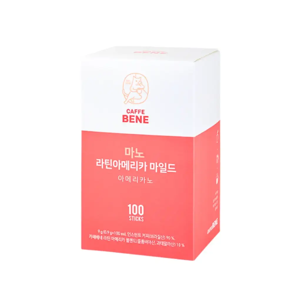 CAFFE BENE MANO LATIN AMERICA MILD 100T                                                              قهوة بيني مانو أمريكا اللاتينية خفيفة 100 طن