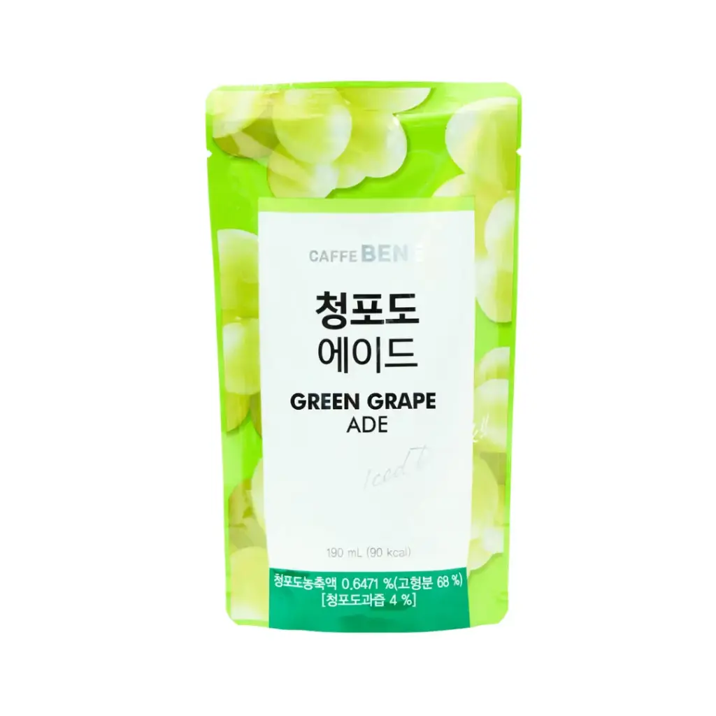 CAFFE BENE GREEN GRAPE ADE 190G                           قهوة بيني عنب أخضر 190 جرام