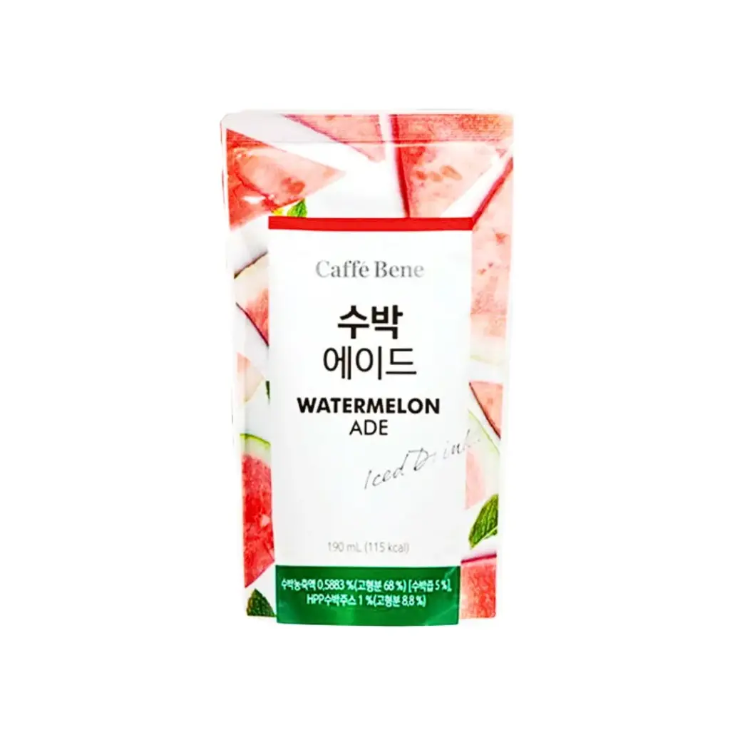 CAFFE BENE WATERMELON ADE 190G                       كافيه بيني بطيخ ادي 190 جرام