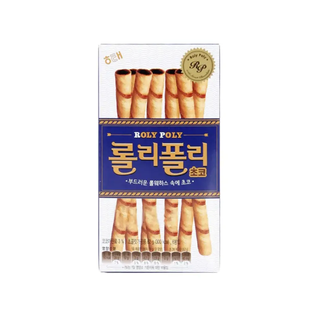 HAITAI BISCUIT ROLY POLY CHOCO 62G                             هايتاي بسكويت رولي بولي شوكو 62 جم