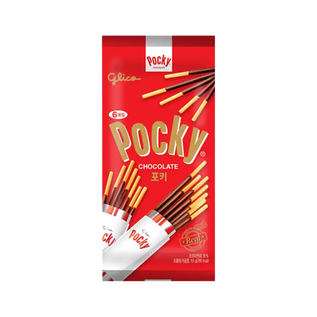 POCKY CHOCO 6 PACK 151G بوكي شوكو عبوة من 6 قطع 151 جرام