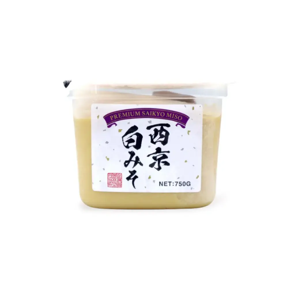 SOYBEAN PASTE NAKAMO/SAIKYO WHITE MISO PB 20 750G  معجون فول الصويا ناكامو/سايكو وايت ميسو PB 20 750 جم        