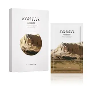 SKIN1004 MADAGASCAR CENTELLA WATERGEL SHEET AMPOULE MASK (5EACH) قناع أمبولات ورقية من جل سنتيلا المائي من SKIN1004 (5 قطع)