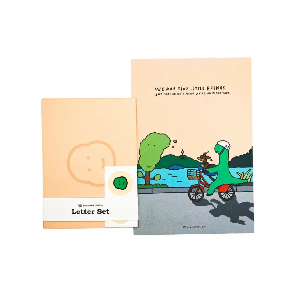 JOGUMAN LETTER PAPER SET ORANGE مجموعة ورق رسائل جوغومان باللون البرتقالي 