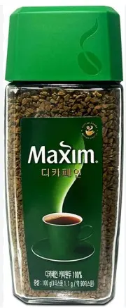MAXIM DECAFFEINATED 100G*12  ماكسيم منزوع الكافيين 100 جرام*12 