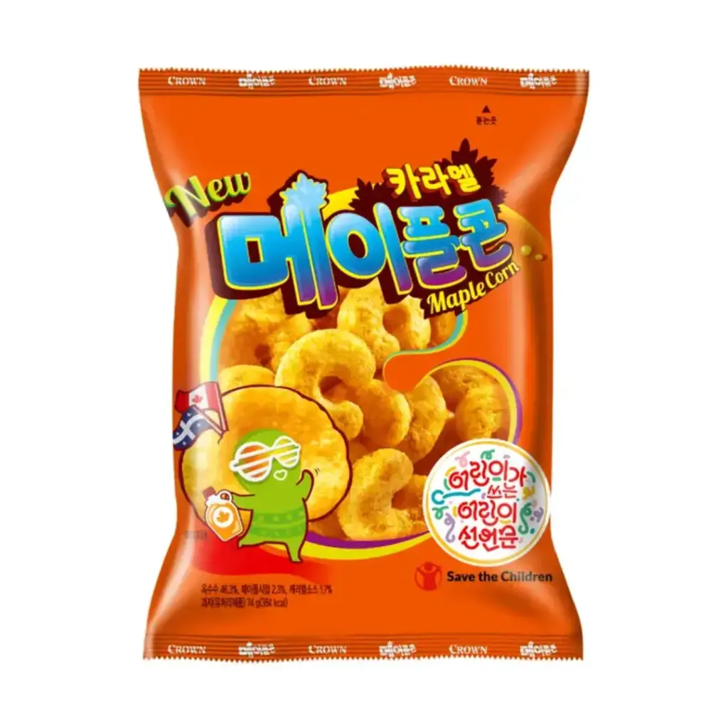 CARAMEL CORN MAPLE 74G                                     كراميل الذرة مع القيقب 74 جرام