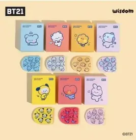 BT21 MININI HOT EYE MASK (5PCS)                          قناع العين الساخن مينيني BT21 (5 قطع)