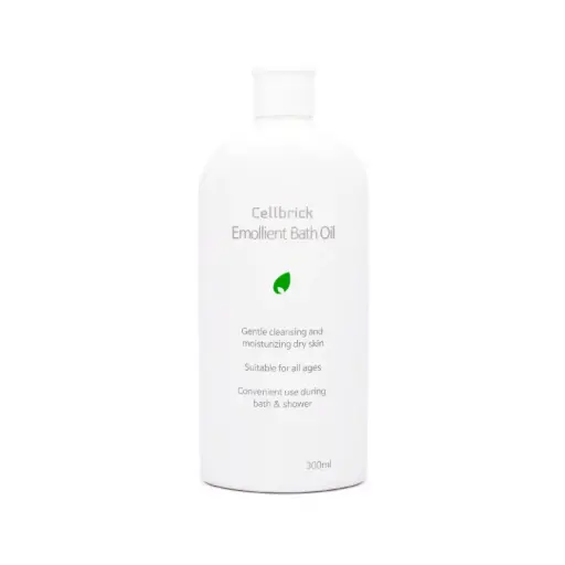 CELLBRICK EMOLLIENT BATH OIL 300ML زيت الاستحمام المرطب من سيل بريك 300 مل