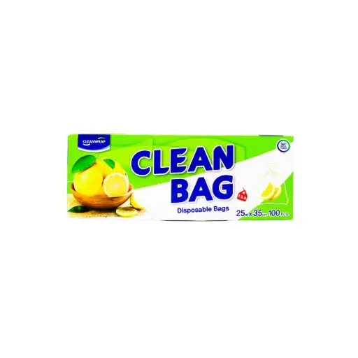 CLEAN BAG 25CM*35CM*100PCS [MEDIUM]  كيس تنظيف 25 سم × 35 سم × 100 قطعة [متوسط]