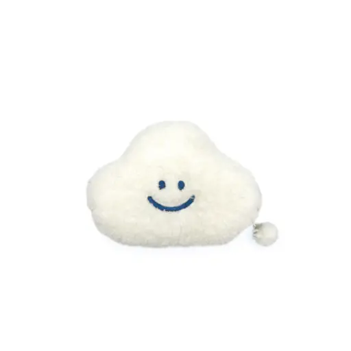 SKYFOLIO CLOUD SHAPE ZIPPER POUCH حقيبة سكاي فوليو بسحاب على شكل سحابة                            