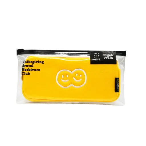 JOGUMAN EMBROIDERED POUCH SMILE حقيبة جوغومان المطرزة بابتسامة