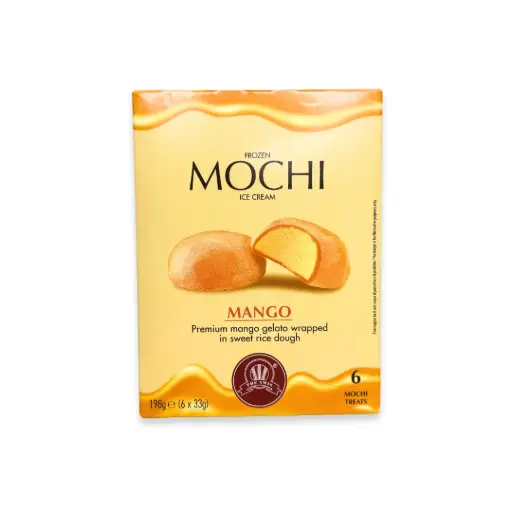 FROZEN PREMIUM MOCHI MANGO 198G موتشي مانجو فاخر مجمد - 198 جرام